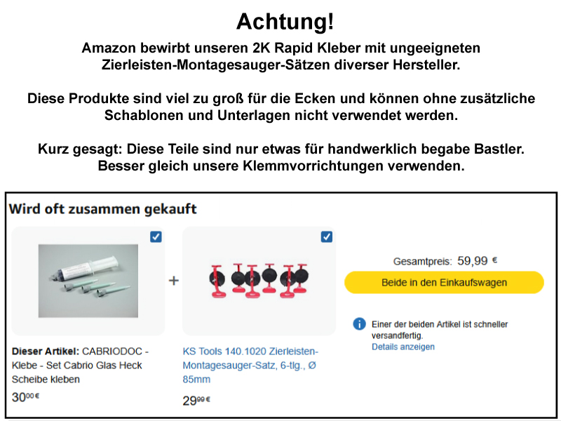 Ama Werbung Klemmvorrichtung