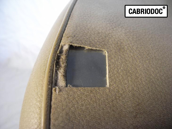 Reparaturanleitung Riss Kunstleder MB Tex 06