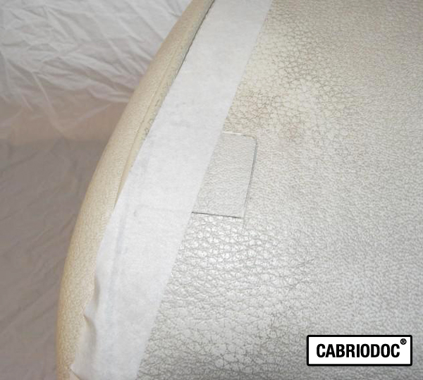 Reparaturanleitung Riss Kunstleder MB Tex 08