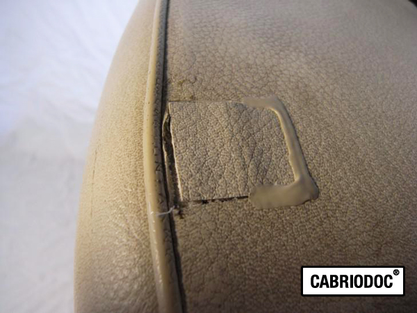 Reparaturanleitung Riss Kunstleder MB Tex 10